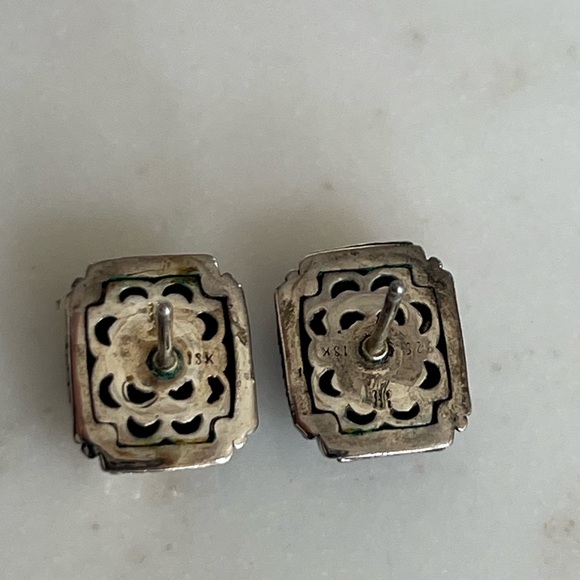 JOHN HARDY Dot Collection 18K & Sterling Stud Earrings - Picture 3 of 3